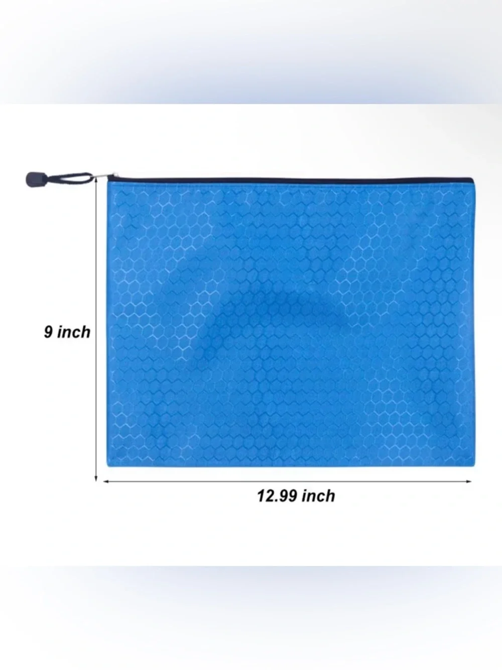 Waterproof Zipper File Bags A4 Size Oxford Office Filing Documents Storage